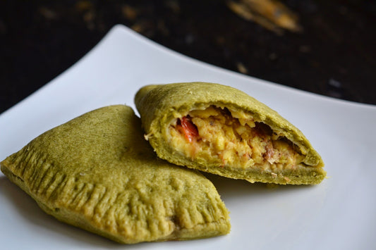 Jamaican Ackee and Saltfish Patty